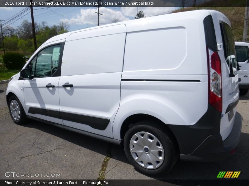 Frozen White / Charcoal Black 2016 Ford Transit Connect XL Cargo Van Extended