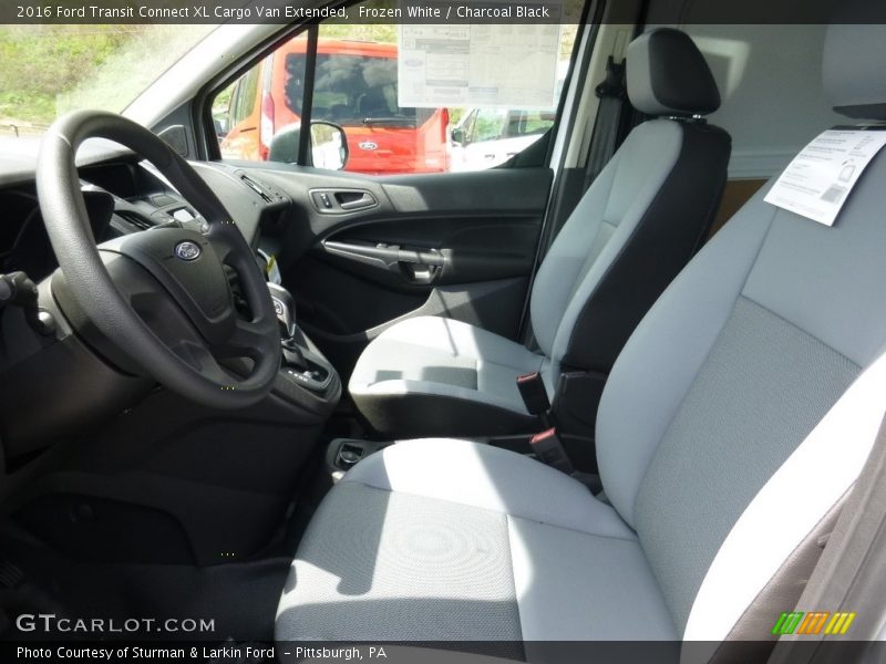 Frozen White / Charcoal Black 2016 Ford Transit Connect XL Cargo Van Extended