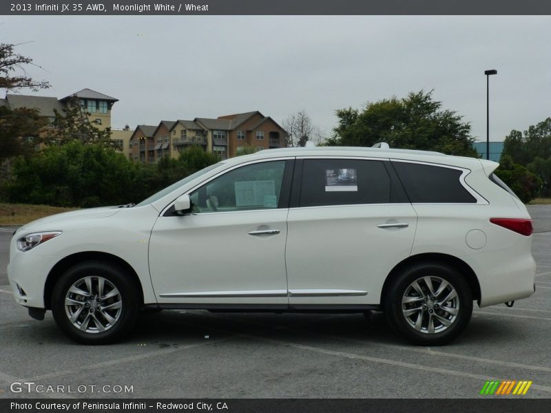 Moonlight White / Wheat 2013 Infiniti JX 35 AWD