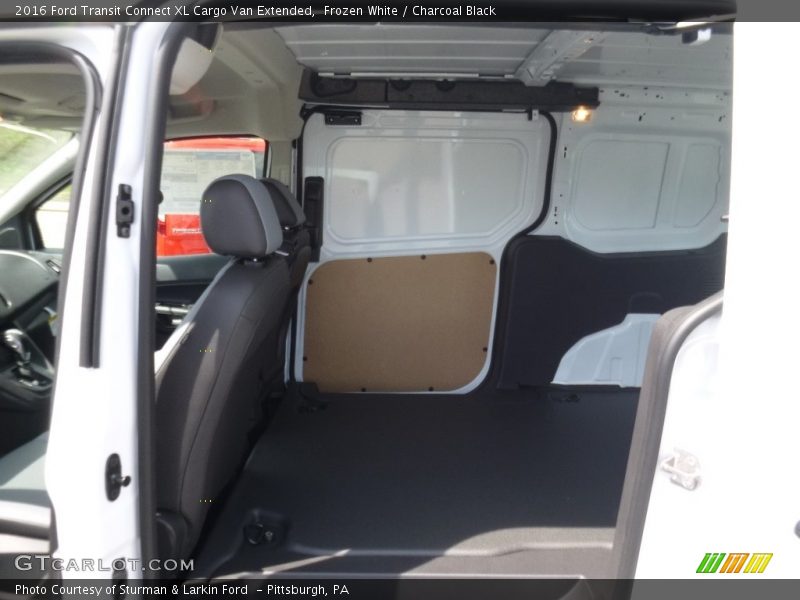 Frozen White / Charcoal Black 2016 Ford Transit Connect XL Cargo Van Extended