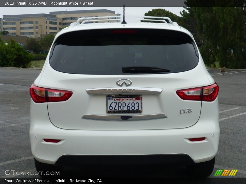 Moonlight White / Wheat 2013 Infiniti JX 35 AWD