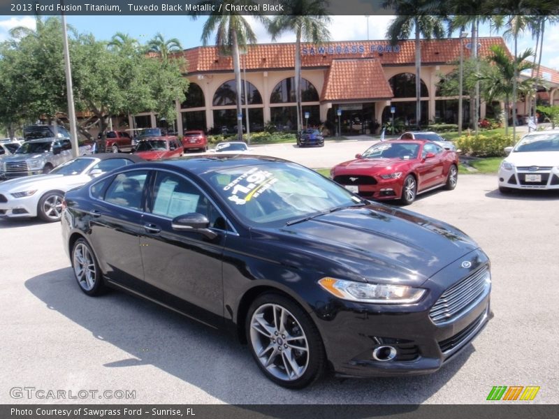 Tuxedo Black Metallic / Charcoal Black 2013 Ford Fusion Titanium