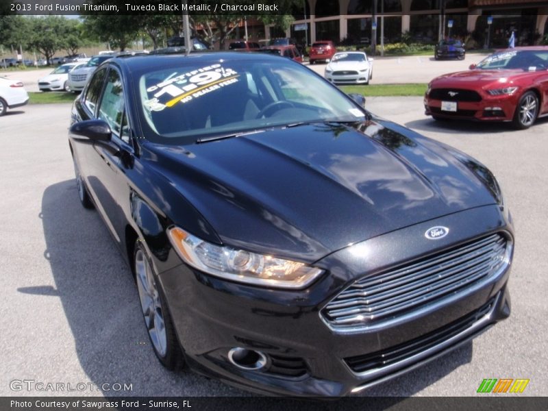 Tuxedo Black Metallic / Charcoal Black 2013 Ford Fusion Titanium