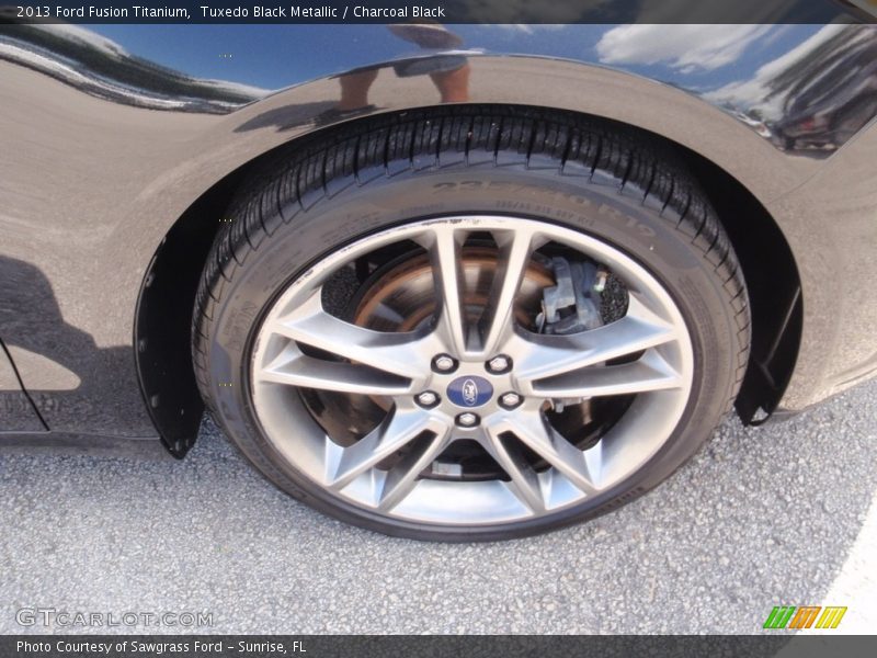 Tuxedo Black Metallic / Charcoal Black 2013 Ford Fusion Titanium
