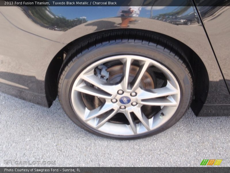 Tuxedo Black Metallic / Charcoal Black 2013 Ford Fusion Titanium
