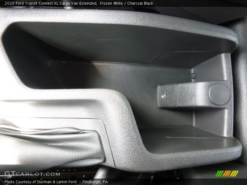 Frozen White / Charcoal Black 2016 Ford Transit Connect XL Cargo Van Extended