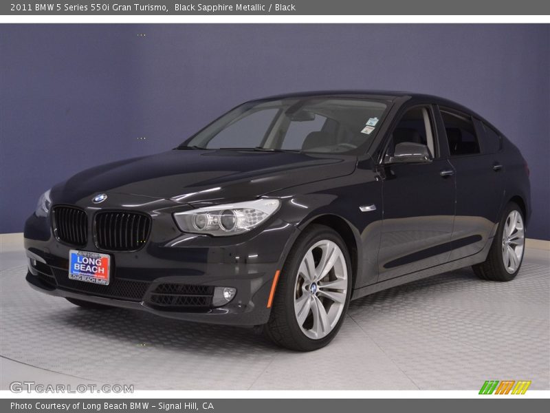 Black Sapphire Metallic / Black 2011 BMW 5 Series 550i Gran Turismo