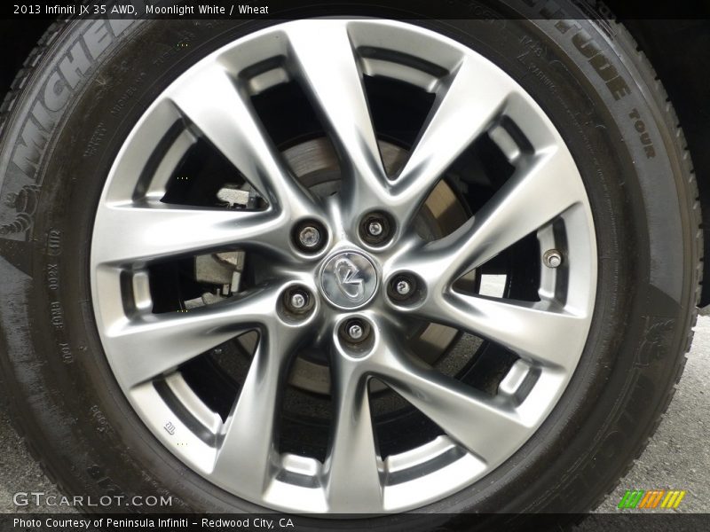 Moonlight White / Wheat 2013 Infiniti JX 35 AWD