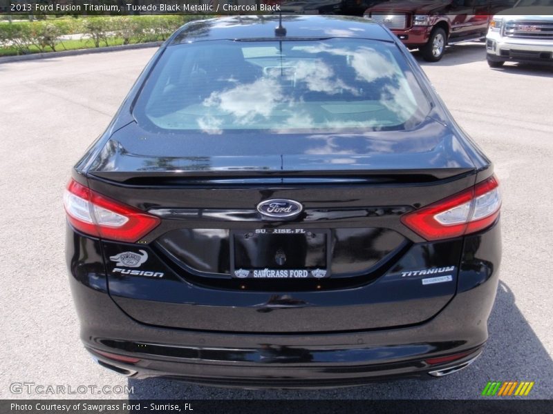 Tuxedo Black Metallic / Charcoal Black 2013 Ford Fusion Titanium