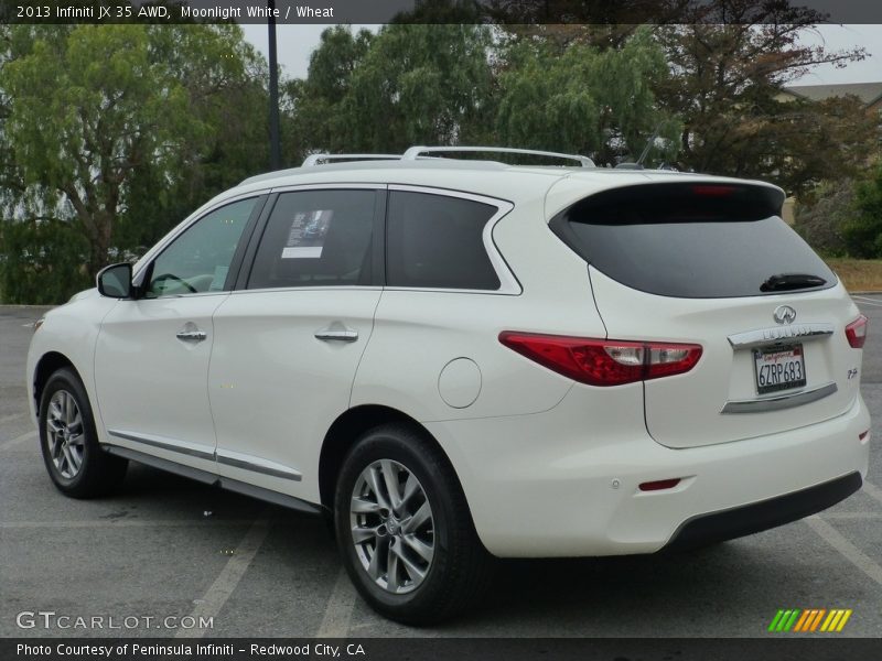 Moonlight White / Wheat 2013 Infiniti JX 35 AWD