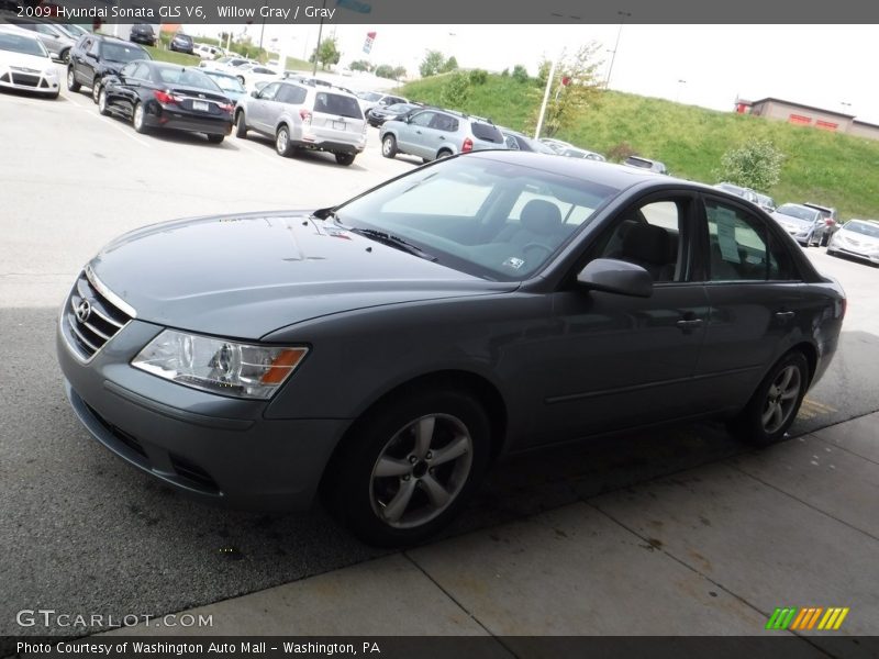 Willow Gray / Gray 2009 Hyundai Sonata GLS V6