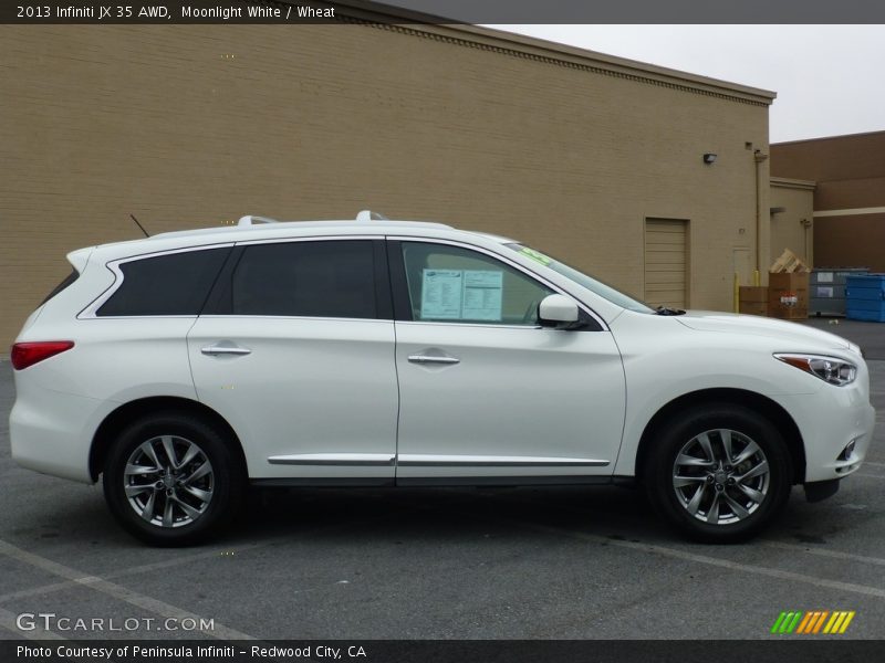 Moonlight White / Wheat 2013 Infiniti JX 35 AWD