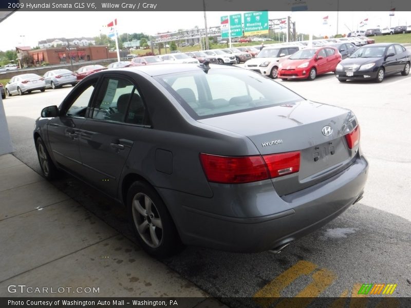 Willow Gray / Gray 2009 Hyundai Sonata GLS V6