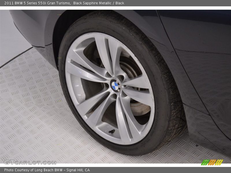 Black Sapphire Metallic / Black 2011 BMW 5 Series 550i Gran Turismo