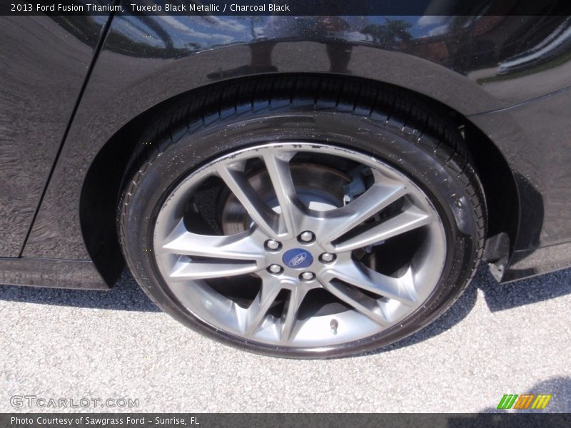 Tuxedo Black Metallic / Charcoal Black 2013 Ford Fusion Titanium