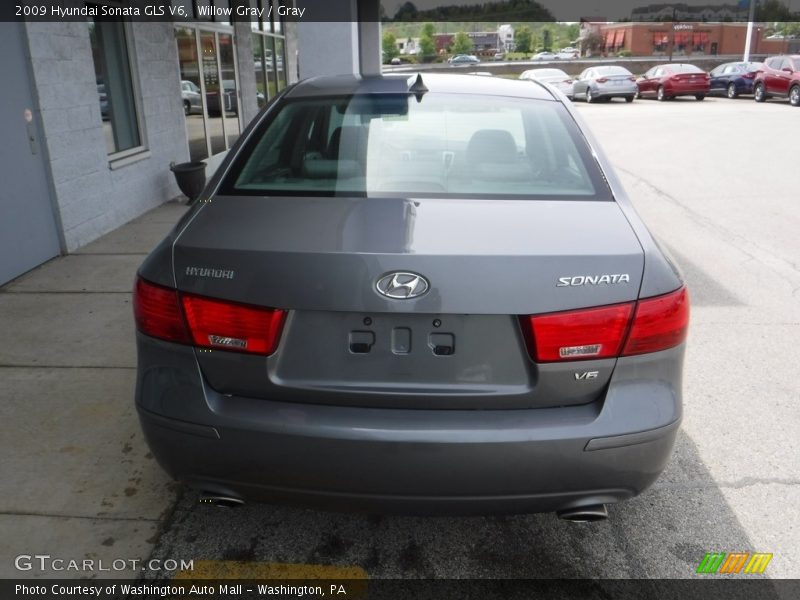 Willow Gray / Gray 2009 Hyundai Sonata GLS V6