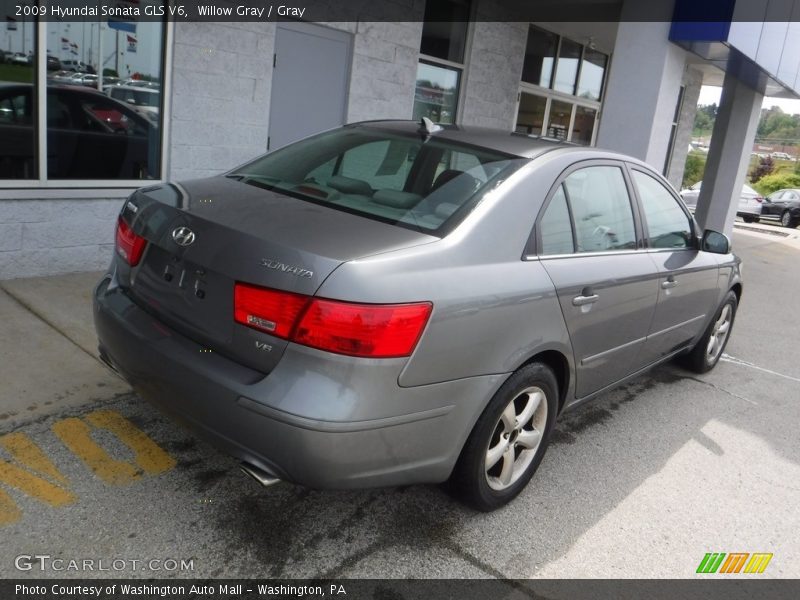 Willow Gray / Gray 2009 Hyundai Sonata GLS V6