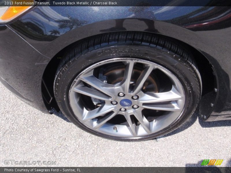 Tuxedo Black Metallic / Charcoal Black 2013 Ford Fusion Titanium