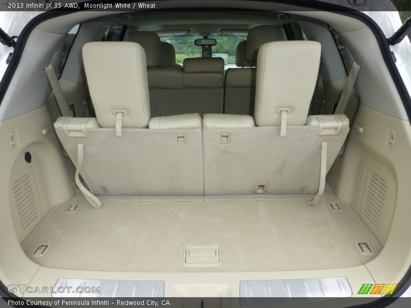 Moonlight White / Wheat 2013 Infiniti JX 35 AWD