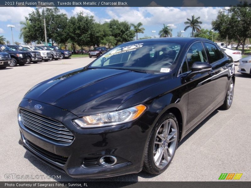 Tuxedo Black Metallic / Charcoal Black 2013 Ford Fusion Titanium
