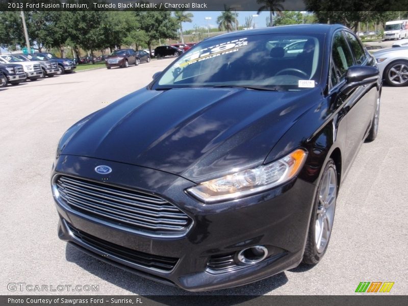Tuxedo Black Metallic / Charcoal Black 2013 Ford Fusion Titanium