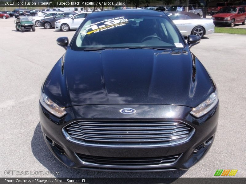 Tuxedo Black Metallic / Charcoal Black 2013 Ford Fusion Titanium