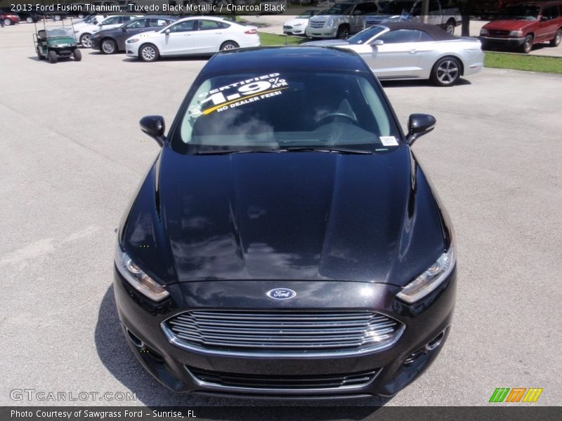 Tuxedo Black Metallic / Charcoal Black 2013 Ford Fusion Titanium