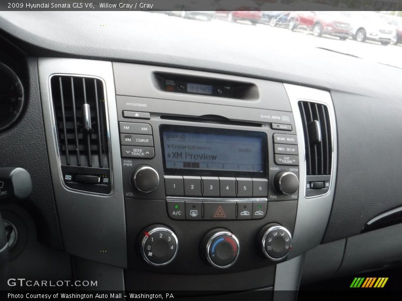 Willow Gray / Gray 2009 Hyundai Sonata GLS V6
