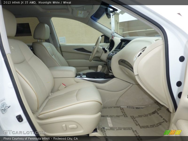 Moonlight White / Wheat 2013 Infiniti JX 35 AWD