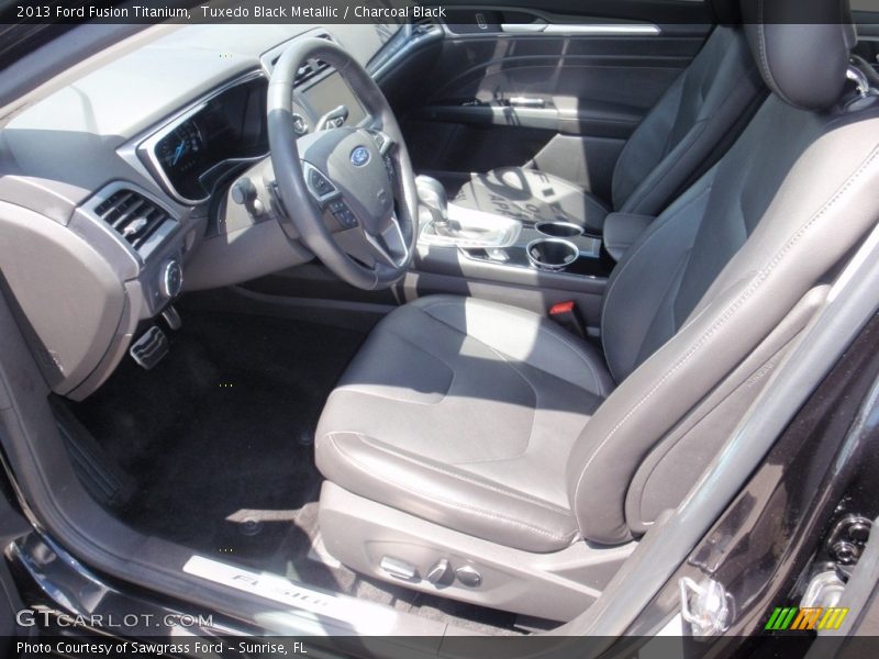 Tuxedo Black Metallic / Charcoal Black 2013 Ford Fusion Titanium