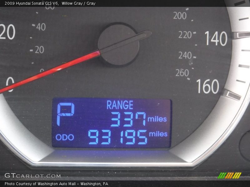 Willow Gray / Gray 2009 Hyundai Sonata GLS V6