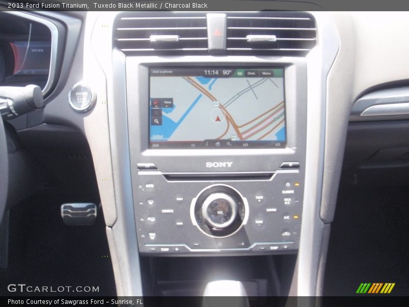 Tuxedo Black Metallic / Charcoal Black 2013 Ford Fusion Titanium