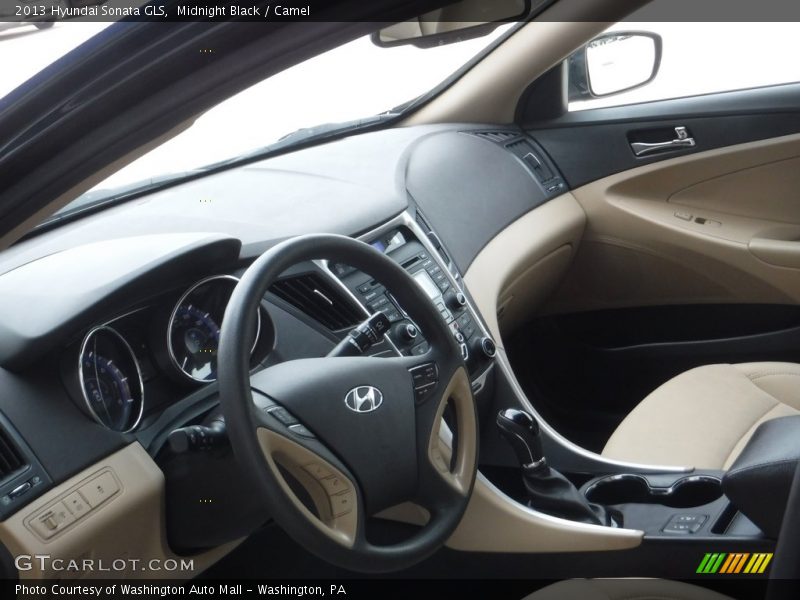 Midnight Black / Camel 2013 Hyundai Sonata GLS