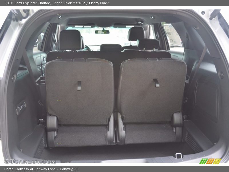 Ingot Silver Metallic / Ebony Black 2016 Ford Explorer Limited