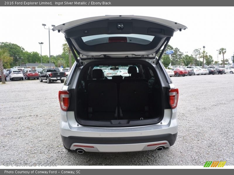 Ingot Silver Metallic / Ebony Black 2016 Ford Explorer Limited