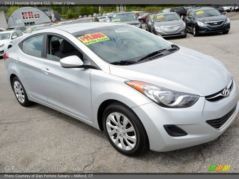 Silver / Gray 2013 Hyundai Elantra GLS