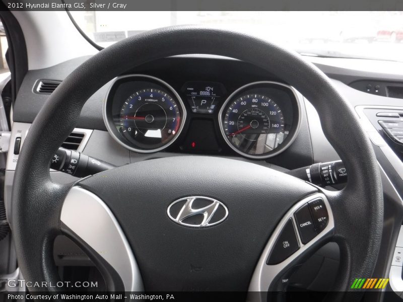 Silver / Gray 2012 Hyundai Elantra GLS