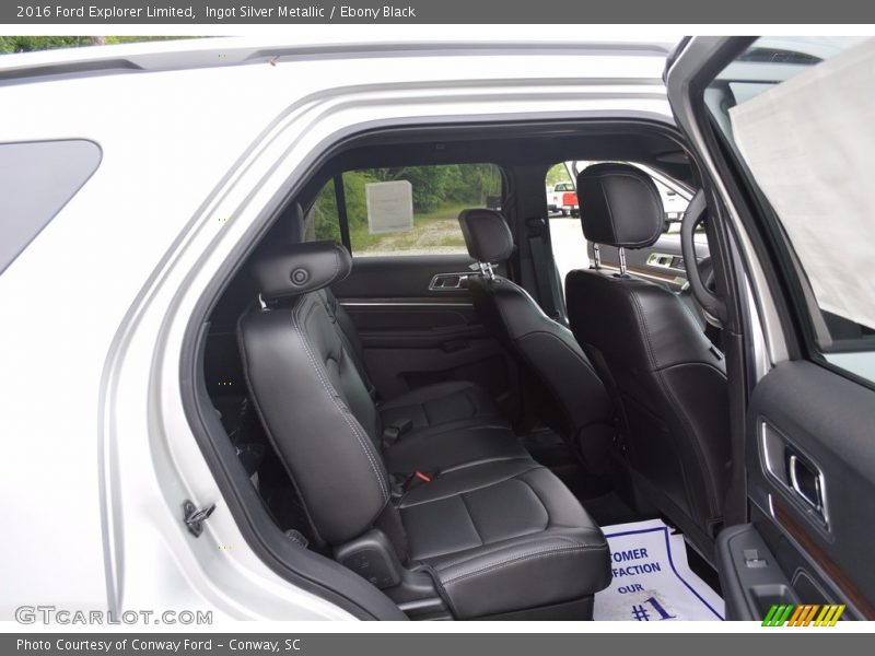 Ingot Silver Metallic / Ebony Black 2016 Ford Explorer Limited