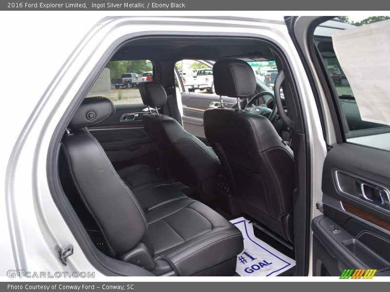 Ingot Silver Metallic / Ebony Black 2016 Ford Explorer Limited