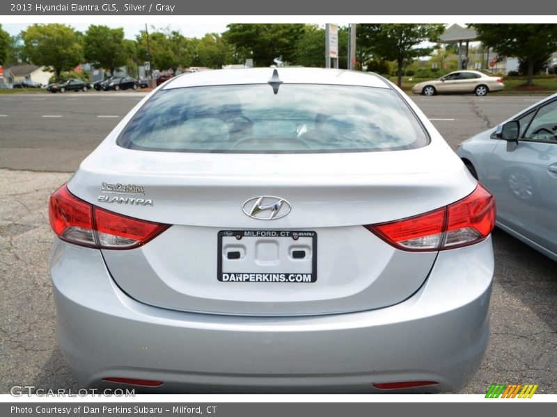 Silver / Gray 2013 Hyundai Elantra GLS