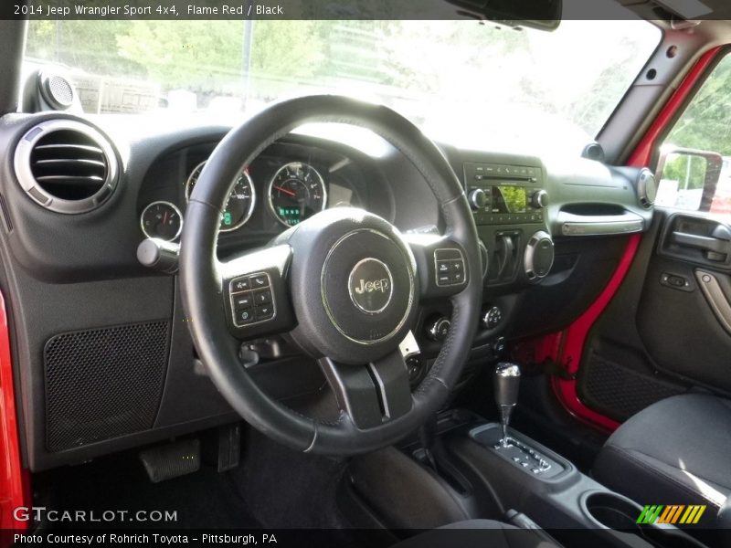 Flame Red / Black 2014 Jeep Wrangler Sport 4x4