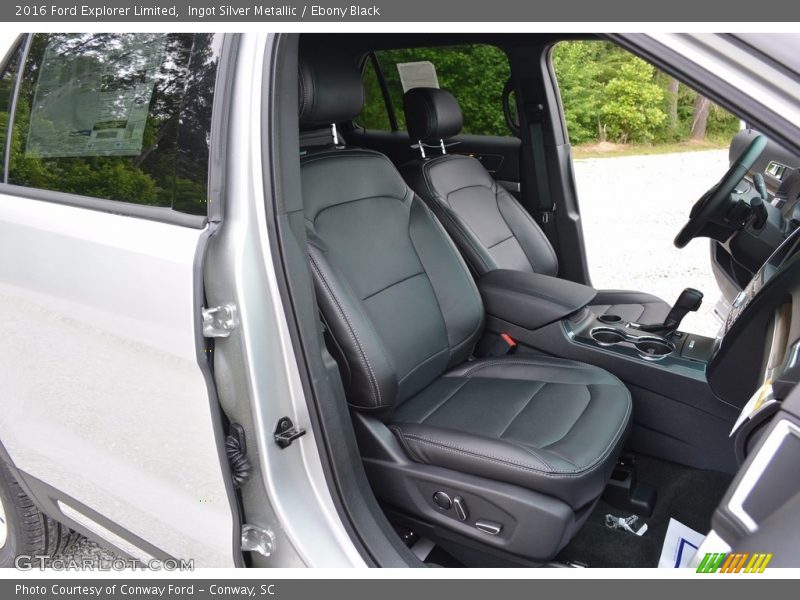 Ingot Silver Metallic / Ebony Black 2016 Ford Explorer Limited