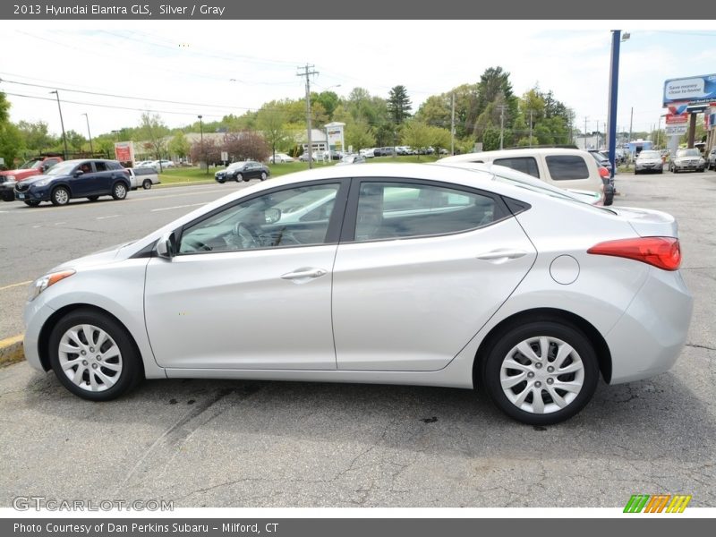 Silver / Gray 2013 Hyundai Elantra GLS