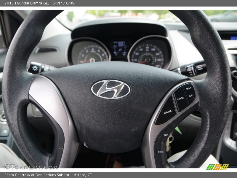 Silver / Gray 2013 Hyundai Elantra GLS
