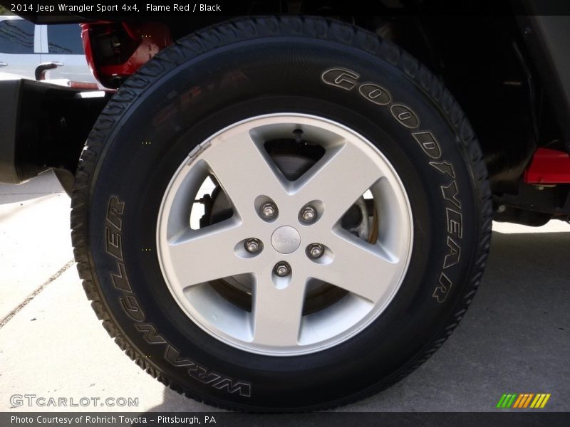 Flame Red / Black 2014 Jeep Wrangler Sport 4x4
