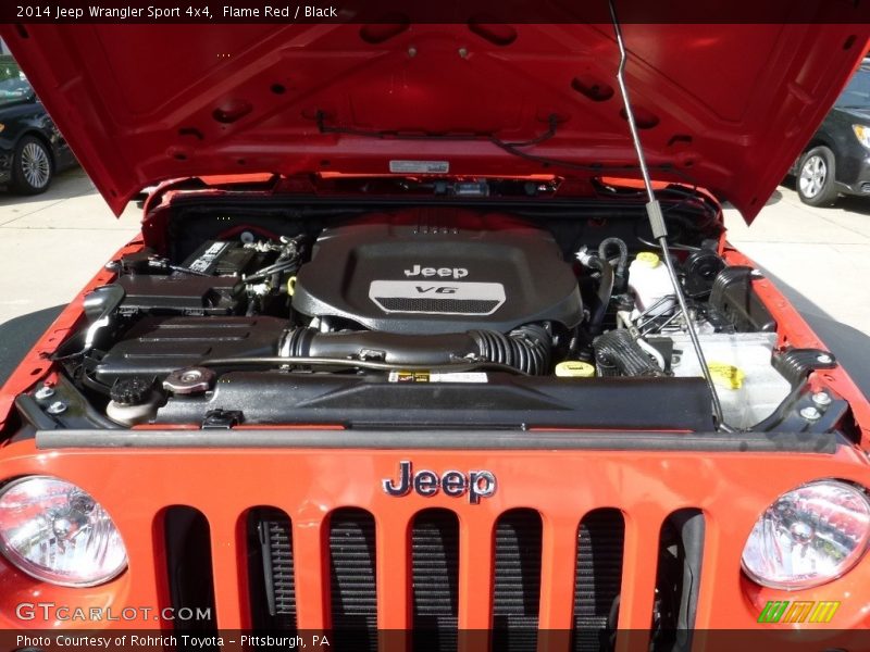 Flame Red / Black 2014 Jeep Wrangler Sport 4x4