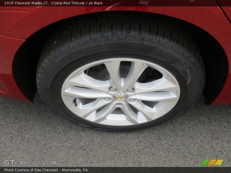 Crystal Red Tintcoat / Jet Black 2016 Chevrolet Malibu LT