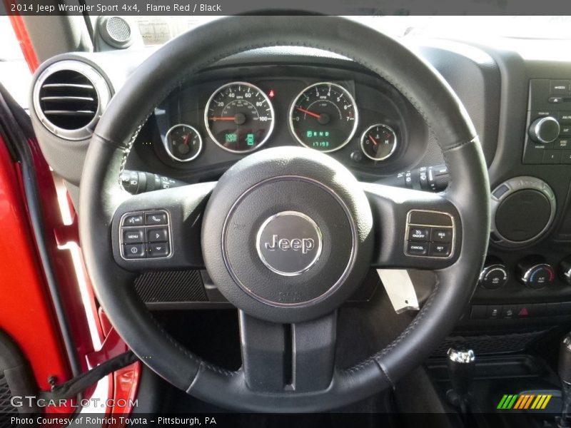 Flame Red / Black 2014 Jeep Wrangler Sport 4x4