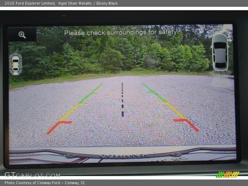 Ingot Silver Metallic / Ebony Black 2016 Ford Explorer Limited