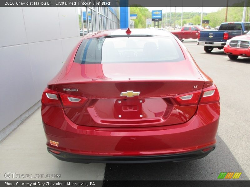 Crystal Red Tintcoat / Jet Black 2016 Chevrolet Malibu LT